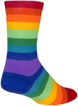 SockGuy Crew Fabulous Socks 6 inch Rainbow