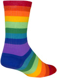 SockGuy Crew Fabulous Socks 6 inch Rainbow