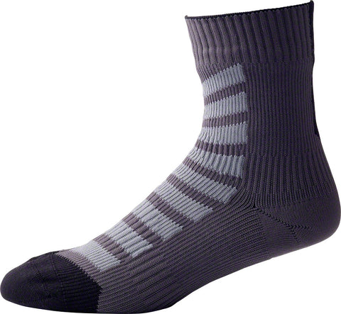 SealSkinz Hydrostop Thin Mid Hydrostop Waterproof Socks 6 inch Black