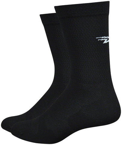 DeFeet Levitator Lite DLogo Socks 6 inch Black