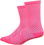 DeFeet Evo Mont Ventoux Socks 6 inch Flamingo Pink