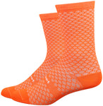 DeFeet Evo Mont Ventoux Socks 6 inch HiVis Orange