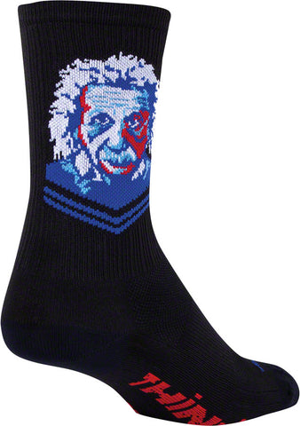 SockGuy SGX Think Socks 6 inch Black