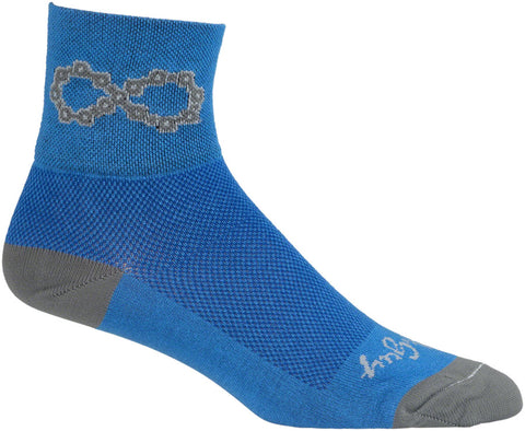 SockGuy Classic Infinite Socks 3 inch Blue