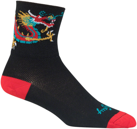 SockGuy Classic Chase Socks 3 inch Black