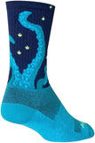 SockGuy Crew Kraken Socks 6 inch Blue