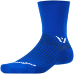 Swiftwick Aspire Four Socks - 4 inch Cobalt Blue Large