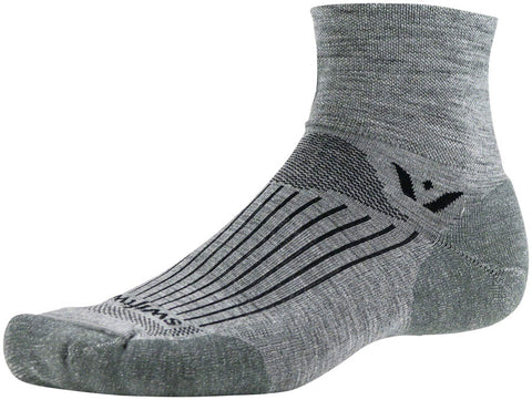 Swiftwick Pursuit Two Wool Socks 2 inch Heather