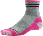 Swiftwick Pursuit Hike Ultra Light Cushion Wool Socks 4 inch Heather/Pink