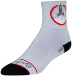 SockGuy Classic Afterburners Socks 3 inch GRAY