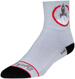 SockGuy Classic Afterburners Socks 3 inch GRAY