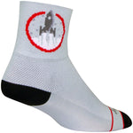 SockGuy Classic Afterburners Socks 3 inch GRAY