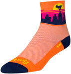 SockGuy Classic Balance Socks 3 inch Orange