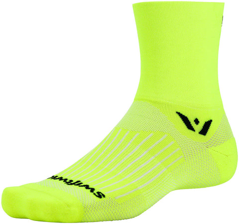 Swiftwick Aspire Four Socks 4 inch Yellow