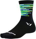 Swiftwick Vision Six Sprint Socks 6 inch Black