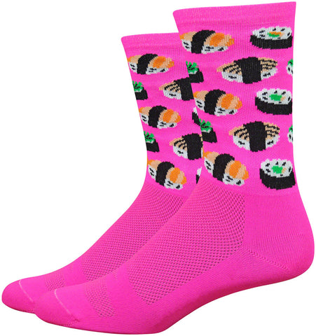 DeFeet, Aireator 6'', Socks, Hi-Vis Pink, XL