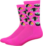 DeFeet Aireator Sushi Socks 6 inch Pink