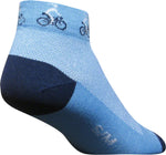 SockGuy Classic Ponytail Socks 1 inch Blue WoMen's