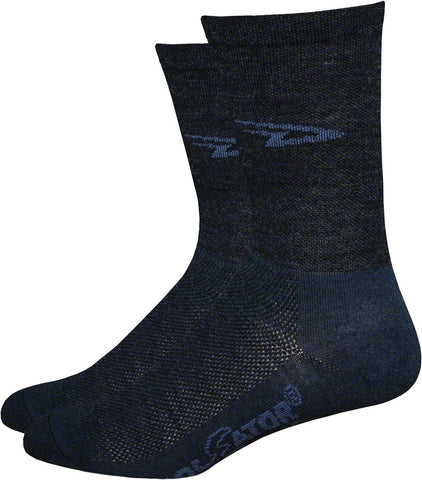DeFeet Wooleator D-Logo Socks - 5 inch Black Small