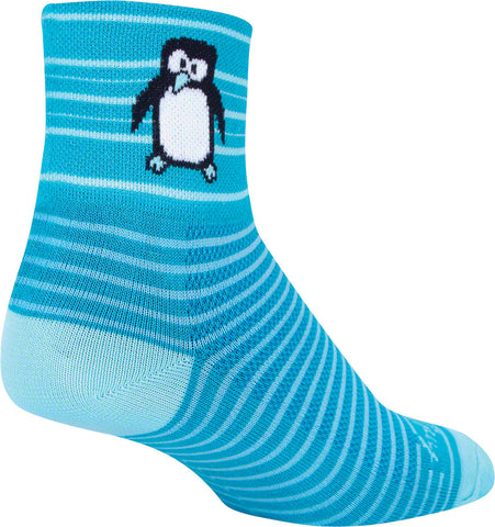SockGuy Classic Tux Socks - 3 inch Blue Small/Medium