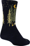 SockGuy Wool Camper Socks 6 inch Black