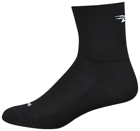 DeFeet Aireator D-Logo Socks - 3 inch Black X-Large