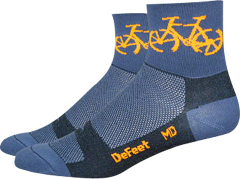 DeFeet Aireator Townee Socks - 3 inch Graphite X-Large
