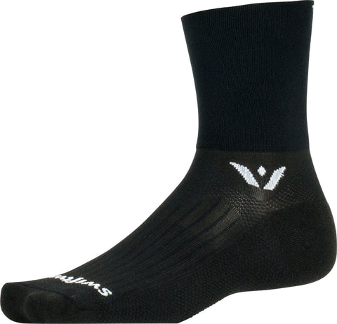 Swiftwick Aspire Four Socks 4 inch Black