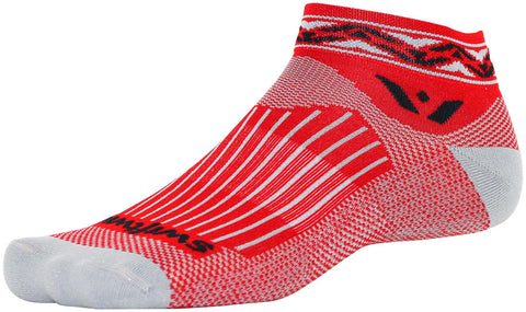 Swiftwick Vision One Apex Socks 1 inch Red