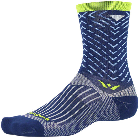 Swiftwick Vision Seven Tread Socks 7 inch Navy