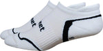 DeFeet DEvo Tabby Socks No Show White/Black