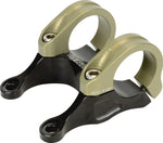 Renthal Integra 35 Stem 45mm 35 Clamp +/0 1 1/8 Aluminum Black/Gold