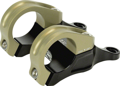 Renthal Integra 35 Stem 45mm 35 Clamp +/0 1 1/8 Aluminum Black/Gold