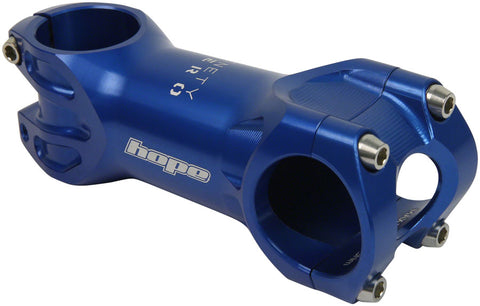 Hope XC Stem 90mm 31.8 Clamp +/0 1 1/8 Blue