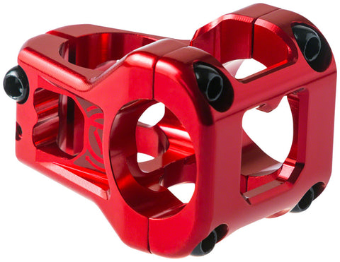 Deity Components Cavity Stem 35mm 31.8 Clamp +/0 1 1/8 Aluminum Red