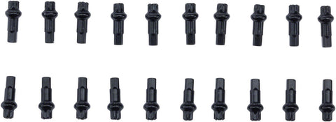 DT Swiss Squorx Pro Head Pro Lock Brass Nipples 2.0 x 15mm Black Box of 20