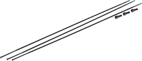 SRAM Spokes/Nipples 3pack 294mm StraightPull External Black Roam 40/Rail