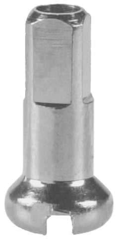 DT Swiss Standard Spoke Nipples Brass 2.0 x 12mm Silver Box of 100