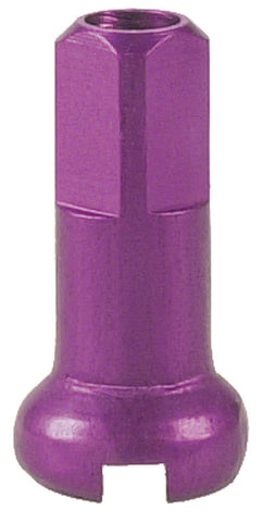 DT Swiss Standard Spoke Nipples Aluminum 2.0 x 12mm Purple Box of 100