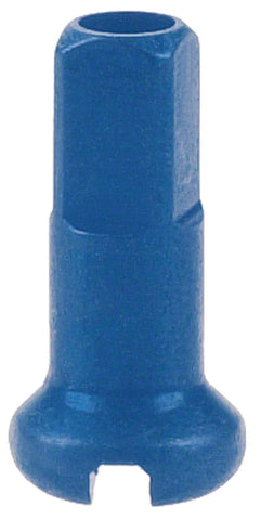 DT Swiss Standard Spoke Nipples Aluminum 2.0 x 12mm Blue Box of 100