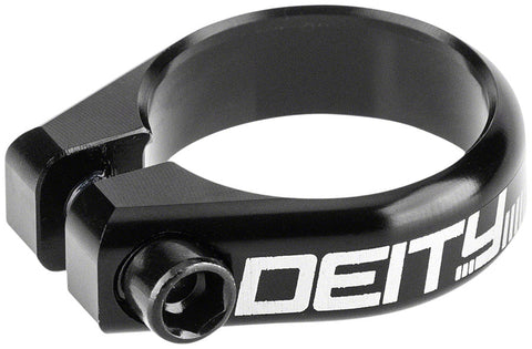 Deity Components Circuit Seatpost Clamp - 38.6mm Black