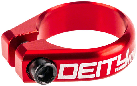 Deity Components Circuit Seatpost Clamp - 36.4mm Red