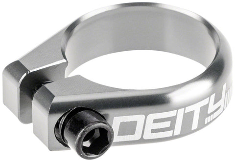 Deity Components Circuit Seatpost Clamp - 38.6mm Platinum
