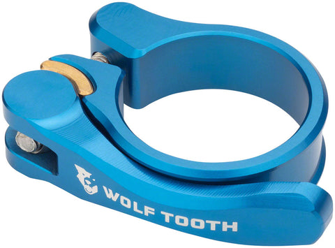 Wolf Tooth Components Quick Release Seatpost Clamp - 31.8mm Blue