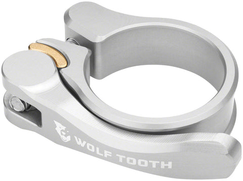 Wolf Tooth Components Quick Release Seatpost Clamp - 36.4mm Silver