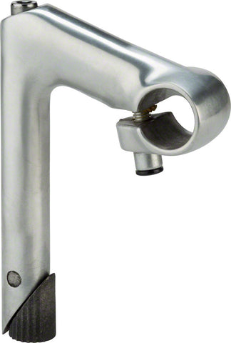 Zoom HE 1 Quill Stem 80mm 25.4 Clamp 17 22.224tpi Quill Aluminum Silver