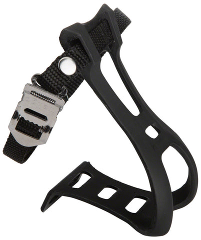 Dimension Toe Clip and Strap Set MD Black