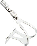 All City Swan Road Style Double Toe Clips Chrome