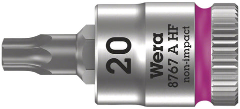 Wera 8767 A HF Torx Bit Socket - T20 1/4