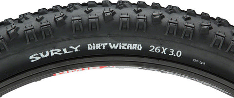 Surly Dirt Wizard Tire 26 x 3.0 Tubeless Folding Black 60tpi